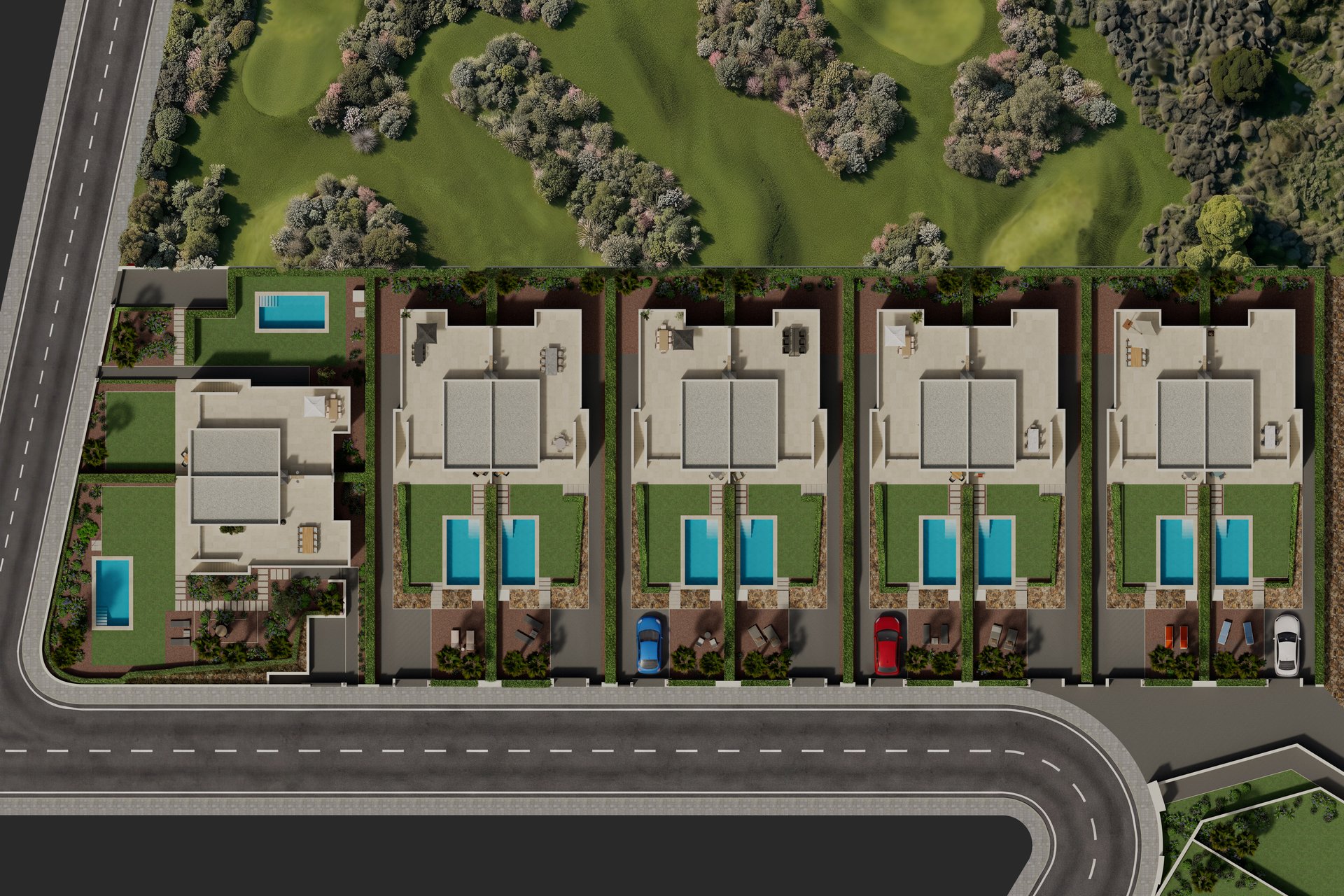 Nybyggeri - terraced -
La Finca Golf