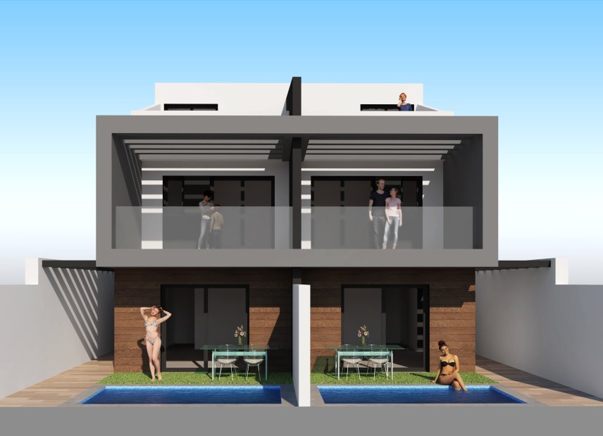 Obra nueva - Semi-detached -
San Javier