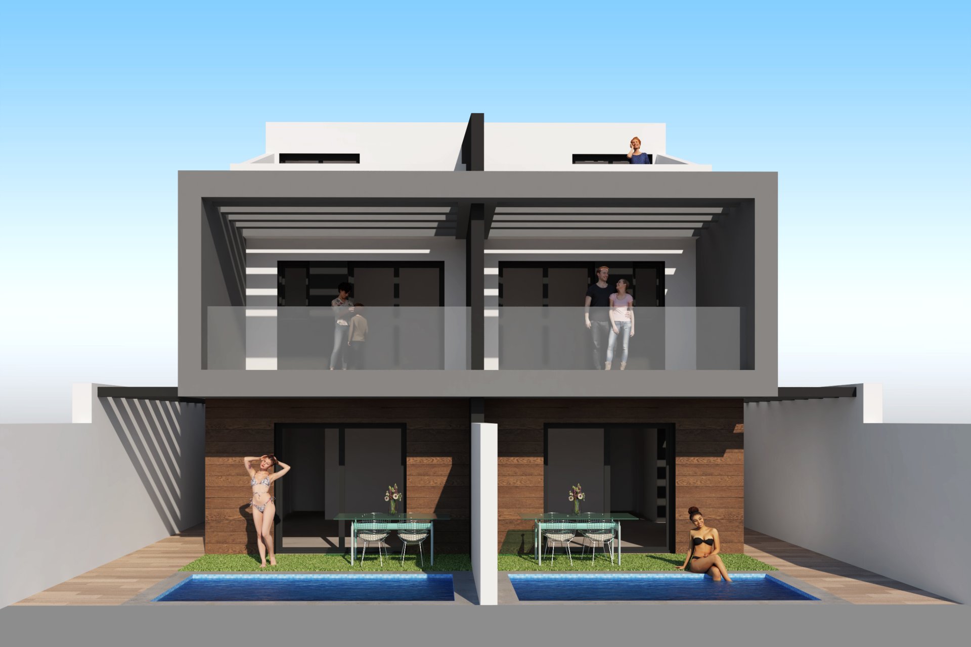 Obra nueva - Semi-detached -
San Javier