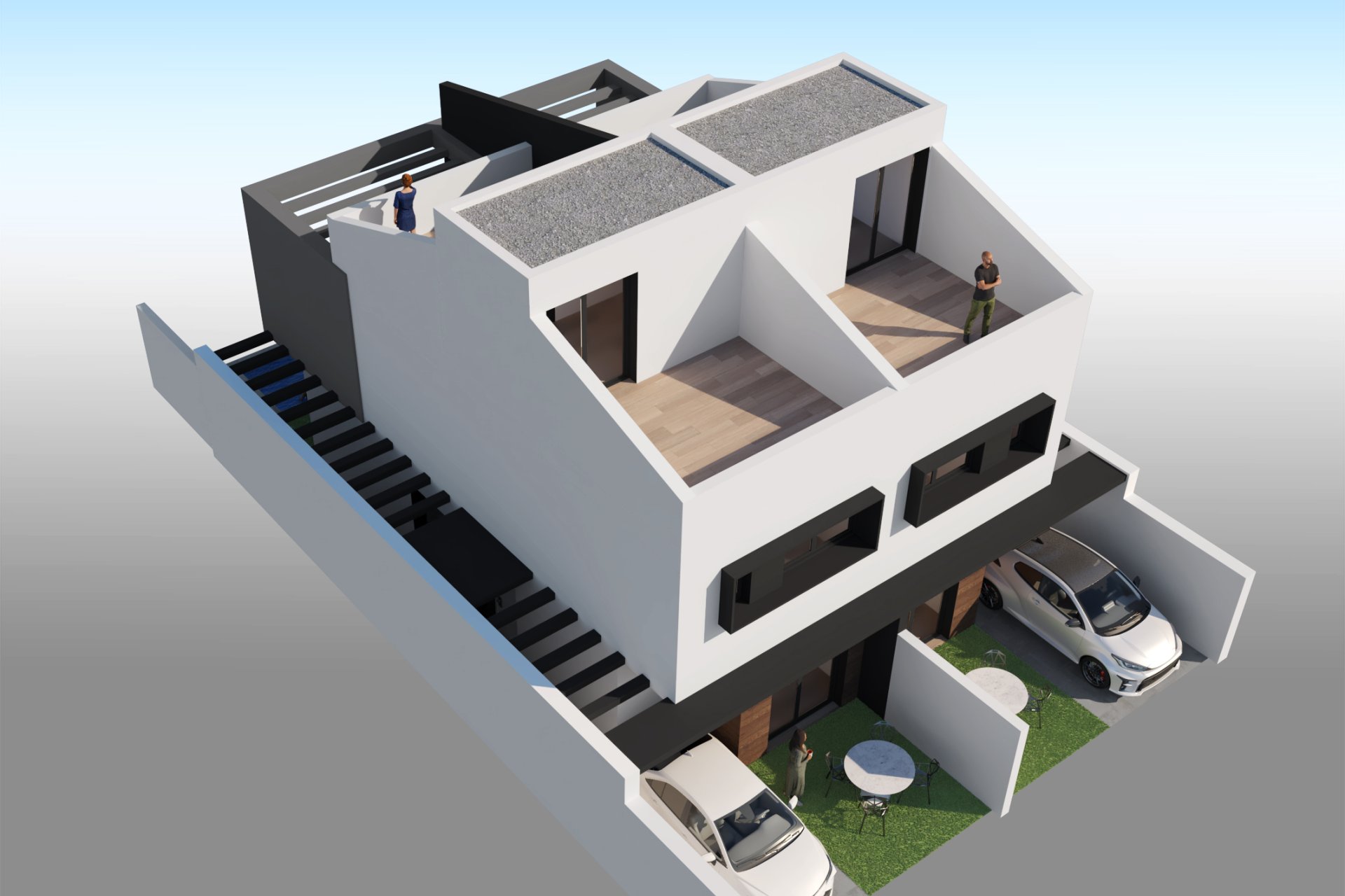 Obra nueva - Semi-detached -
San Javier
