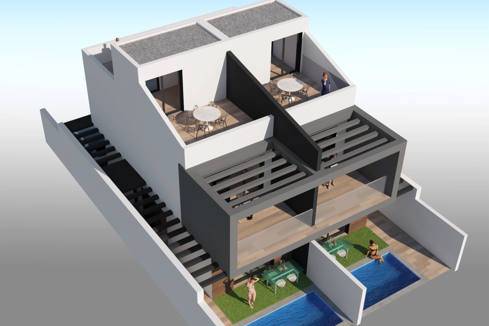 Obra nueva - Semi-detached -
San Javier