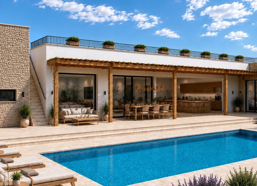 Obra nueva - Villa -
Cabo de Palos