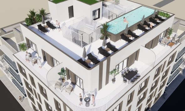 Penthouse - Nybyggeri - Torrevieja - Torrevieja