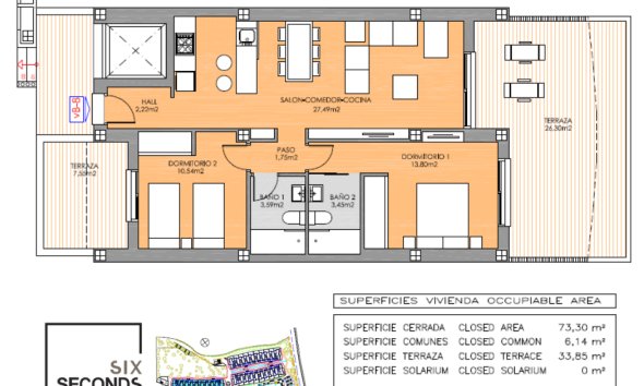 Reventa - apartment -
Orihuela Costa - Playa Flamenca